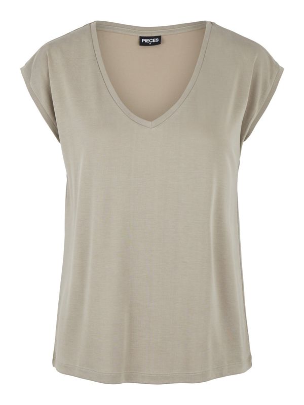 PIECES PIECES Тениска 'Kamala'  капучино