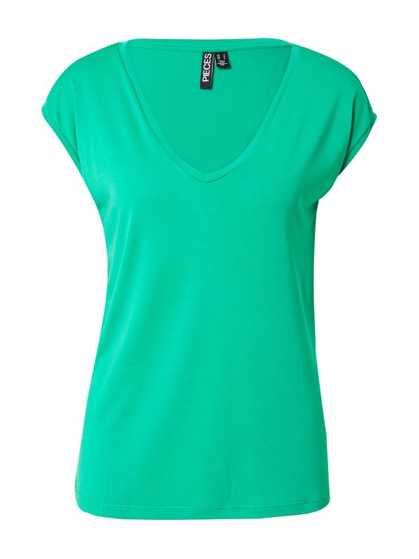 PIECES PIECES Тениска 'KAMALA'  нефритено зелено