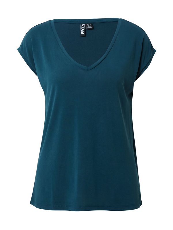 PIECES PIECES Тениска 'KAMALA'  петрол