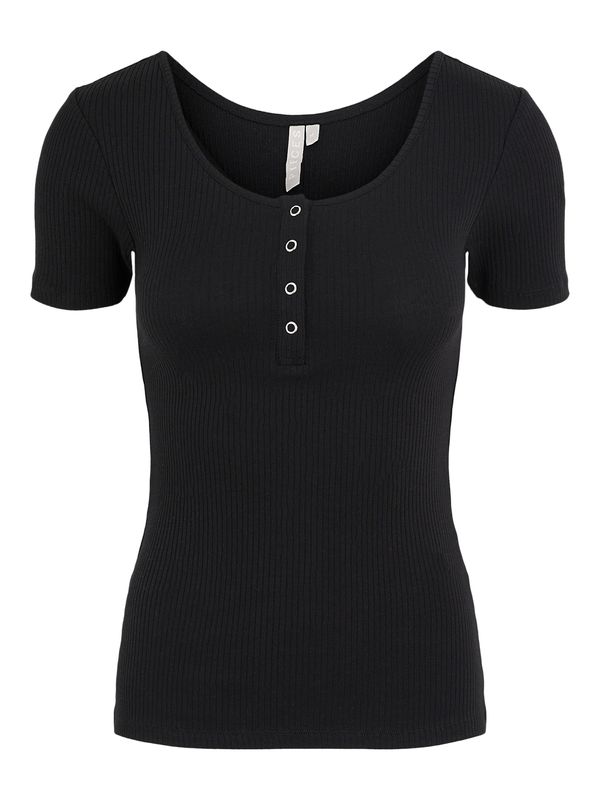 PIECES PIECES Тениска 'Kitte'  черно