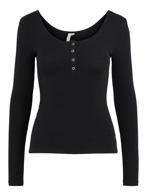 PIECES PIECES Тениска 'Kitte'  черно