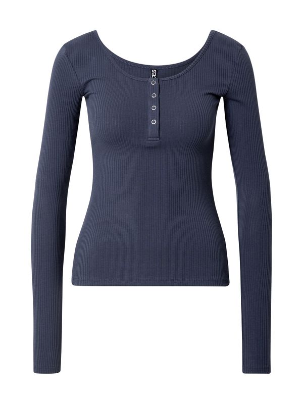 PIECES PIECES Тениска 'Kitte'  гълъбово синьо