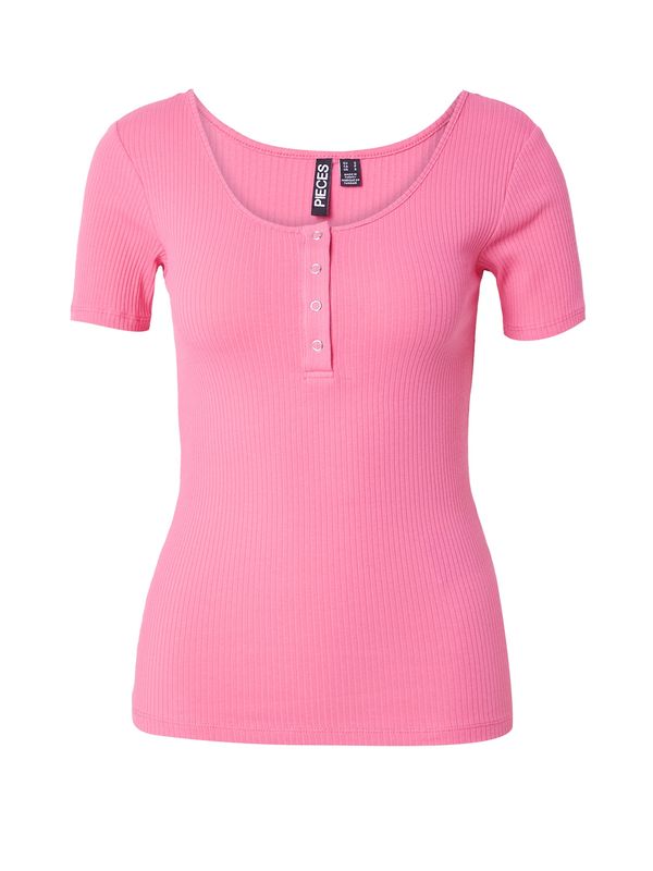 PIECES PIECES Тениска 'Kitte'  розово