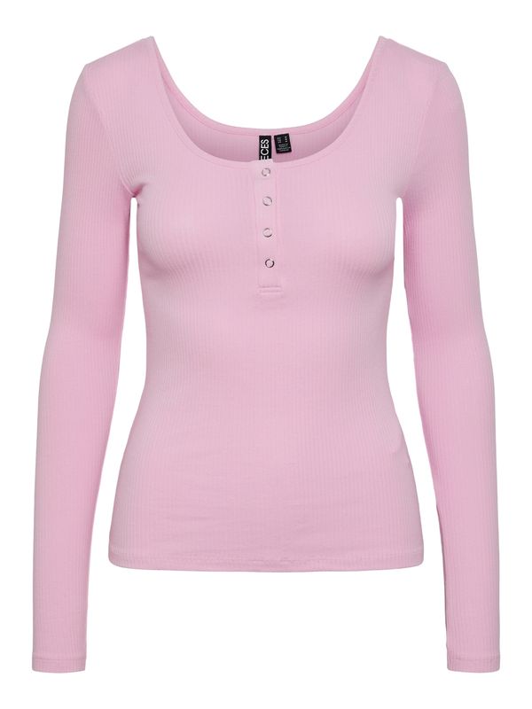 PIECES PIECES Тениска 'KITTE'  светлолилаво