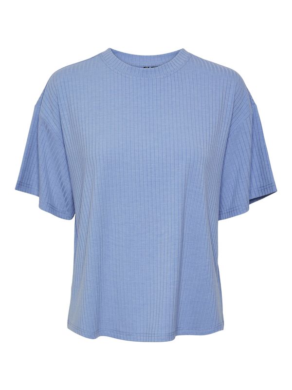 PIECES PIECES Тениска 'KYLIE'  светлосиньо