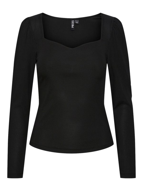 PIECES PIECES Тениска 'MANIELLA'  черно