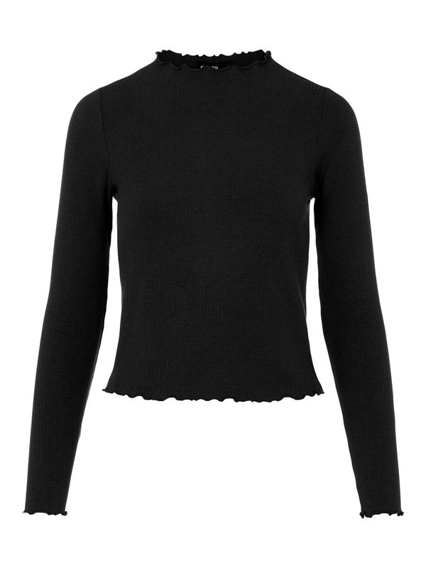 PIECES PIECES Тениска 'Nicca'  черно