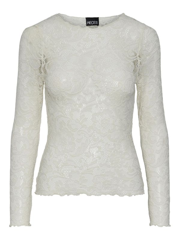 PIECES PIECES Тениска 'NORA'  бяло