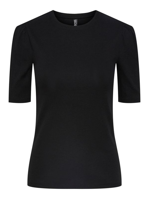 PIECES PIECES Тениска 'Ruka'  черно