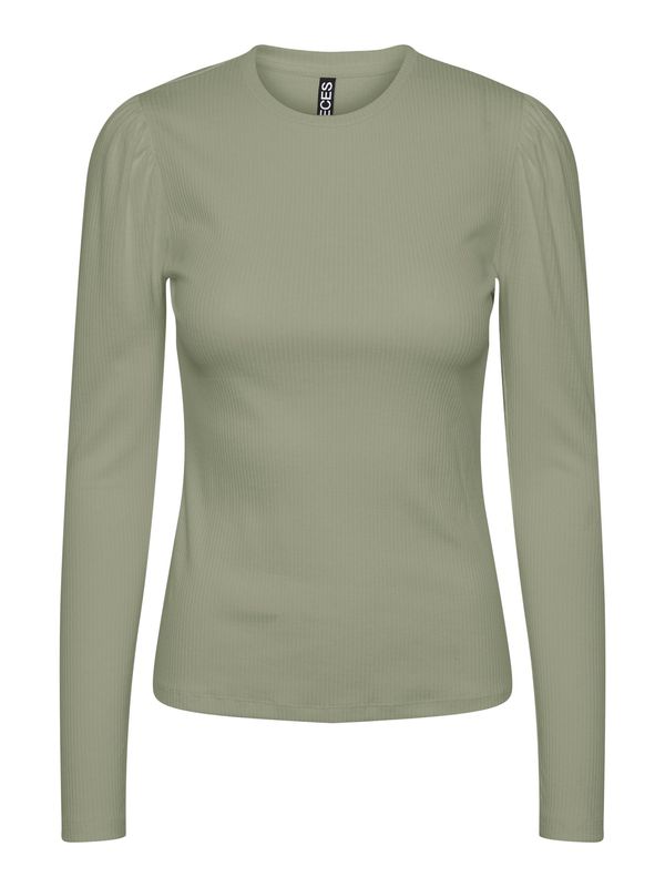 PIECES PIECES Тениска 'RUKA'  каки