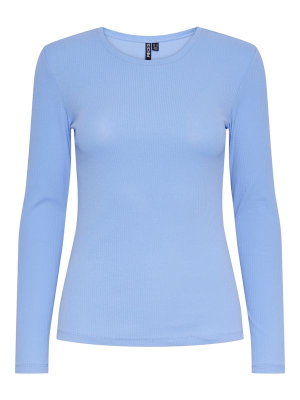 PIECES PIECES Тениска 'RUKA'  синьо