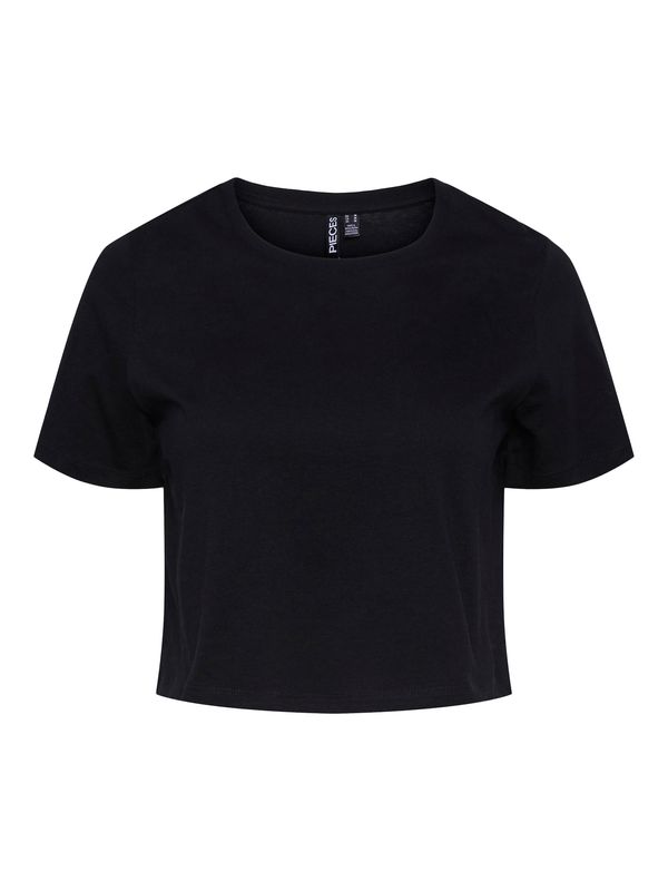 PIECES PIECES Тениска 'SARA'  черно