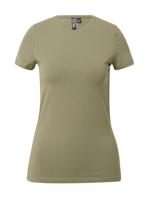 PIECES PIECES Тениска 'Sirene'  маслина