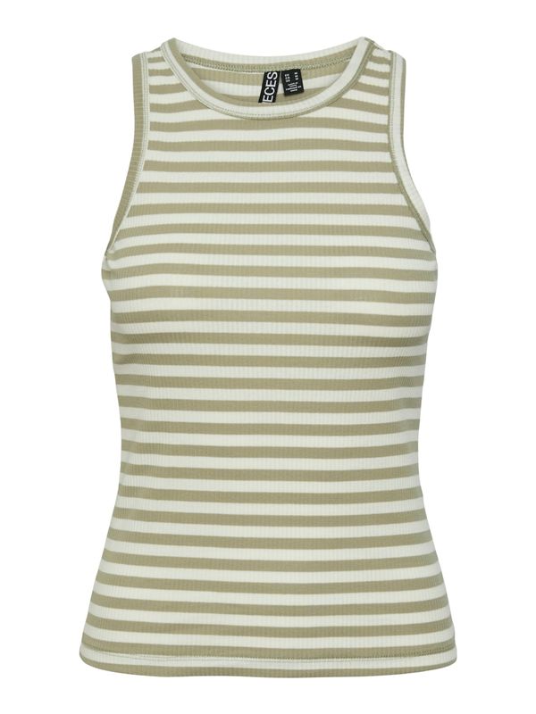 PIECES PIECES Топ 'RUKA'  бежово / каки