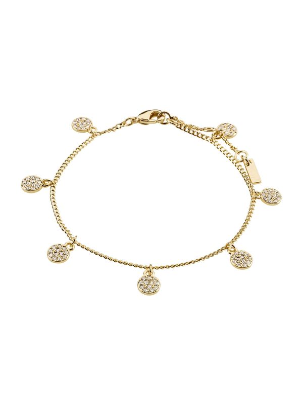 Pilgrim Pilgrim Гривна 'CHAYENNE'  злато / прозрачно