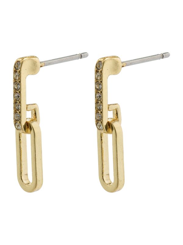 Pilgrim Pilgrim Обеци 'ELISE'  злато / прозрачно