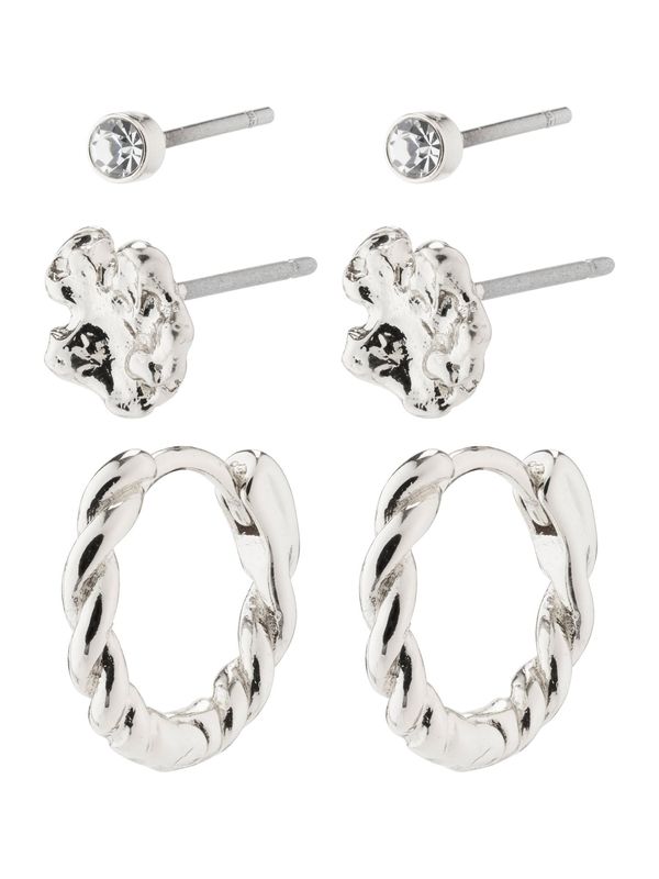 Pilgrim Pilgrim Обеци 'EMANUELLE'  сребърно