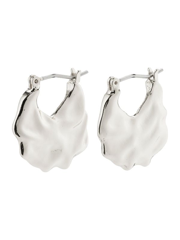 Pilgrim Pilgrim Обеци 'FLOW'  сребърно