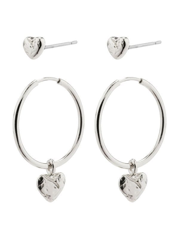 Pilgrim Pilgrim Обеци 'JAYLA'  сребърно