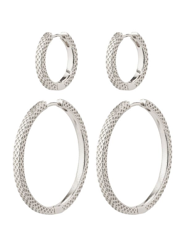 Pilgrim Pilgrim Обеци 'PULSE'  сребърно