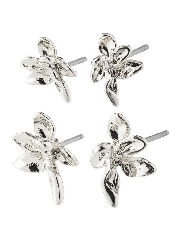 Pilgrim Pilgrim Обеци 'Riko'  сребърно