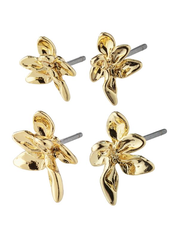 Pilgrim Pilgrim Обеци 'Riko'  злато