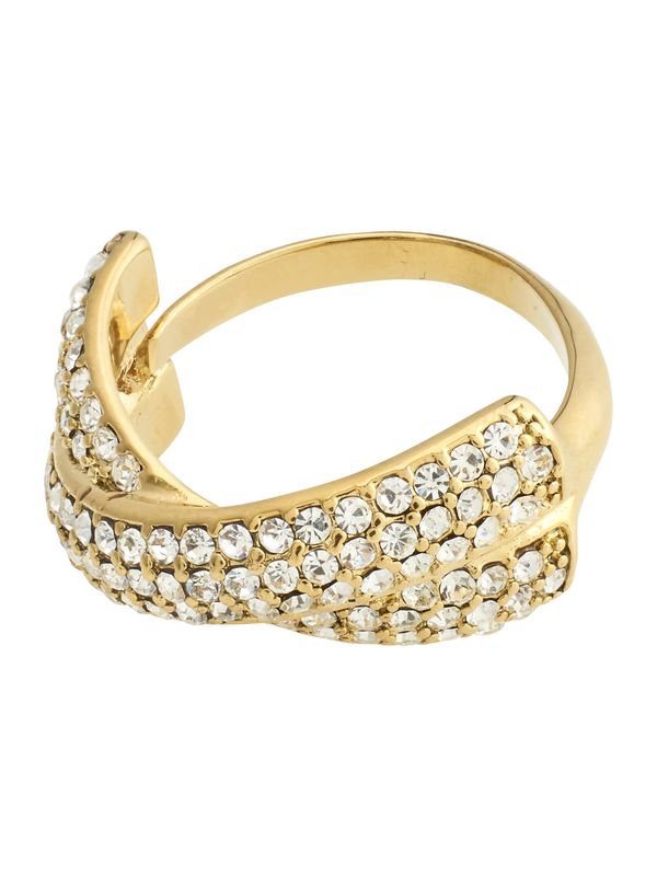 Pilgrim Pilgrim Пръстен 'EDTLI'  злато / прозрачно