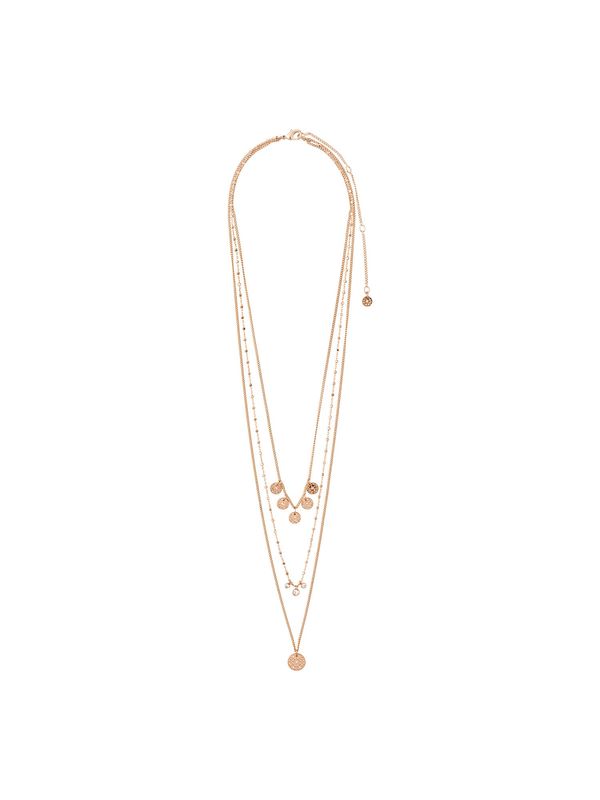 Pilgrim Pilgrim Верижка 'Carol'  злато / прозрачно