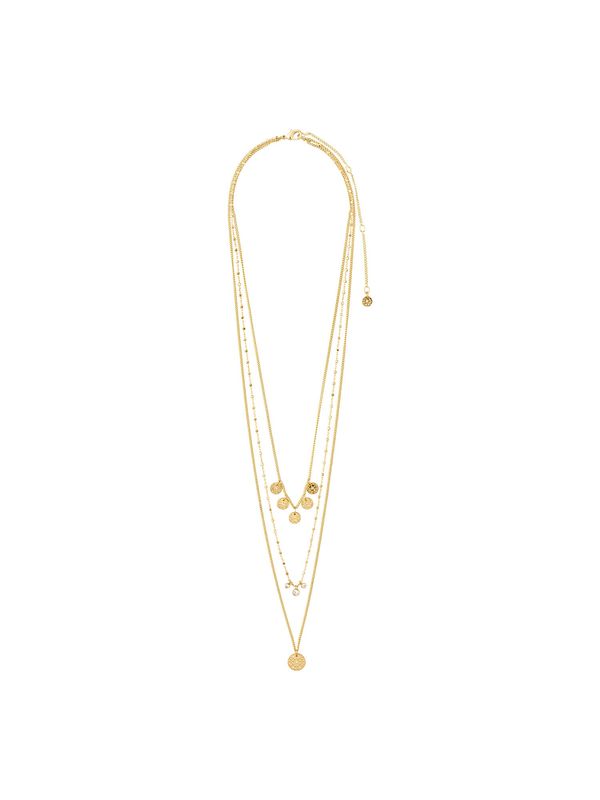 Pilgrim Pilgrim Верижка 'Carol'  злато / прозрачно