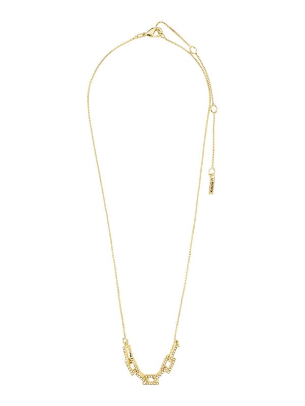 Pilgrim Pilgrim Верижка 'COBY'  злато / прозрачно