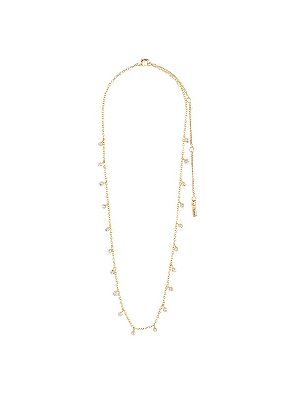 Pilgrim Pilgrim Верижка 'Maja'  злато / прозрачно