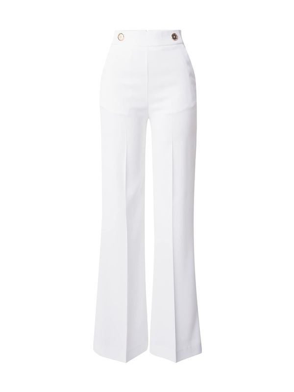 PINKO PINKO Панталон с ръб  мръсно бяло