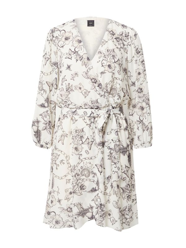 PINKO PINKO Рокля  сиво / черно / бяло