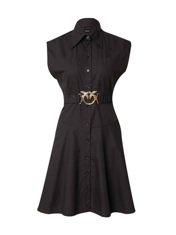 PINKO PINKO Рокля тип риза 'Abito'  черно