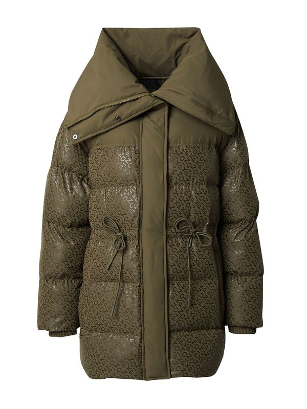 PINKO PINKO Зимно яке 'CONVALIDA'  маслина / черно