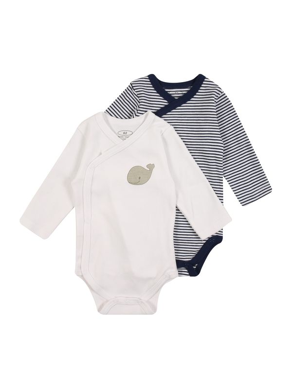 PLAYSHOES PLAYSHOES Бебешки гащеризони/боди  морскосиньо / сиво / бяло