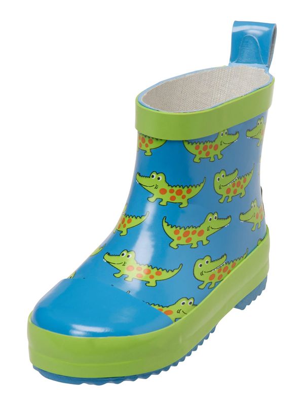 PLAYSHOES PLAYSHOES Гумени ботуши 'Krokodil'  синьо / зелено / червено