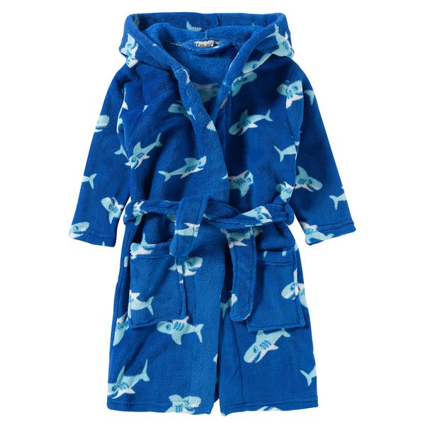 PLAYSHOES PLAYSHOES Халат за баня  светлосиньо / тъмносиньо / бяло