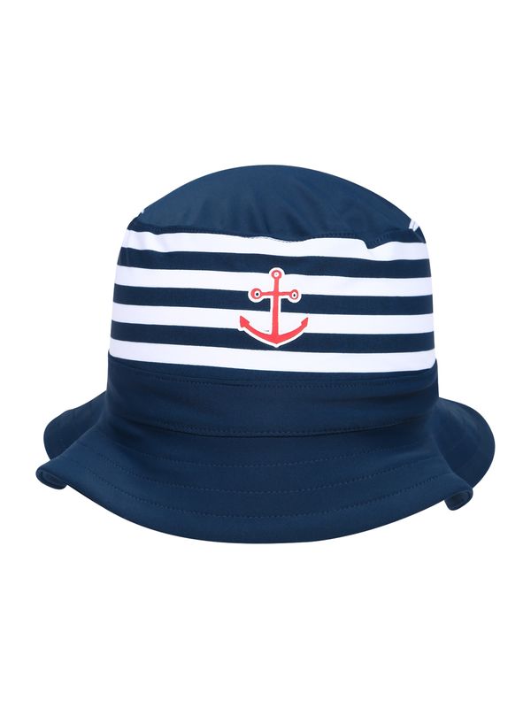 PLAYSHOES PLAYSHOES Шапка с периферия  морскосиньо / светлочервено / бяло