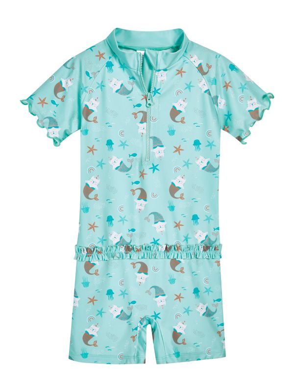 PLAYSHOES PLAYSHOES UV защита 'Einhornmeerkatze'  кафяво / мента / бяло