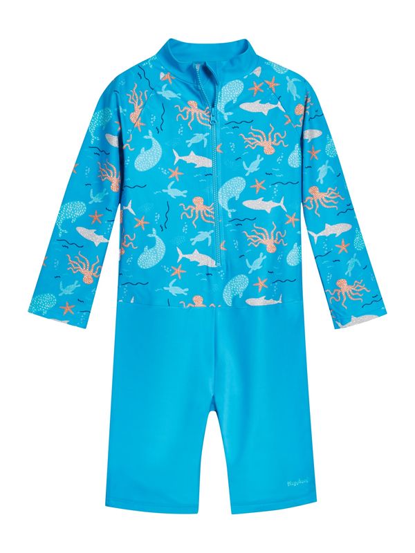 PLAYSHOES PLAYSHOES UV защита  неоново синьо / светлосиньо / оранжево / бяло