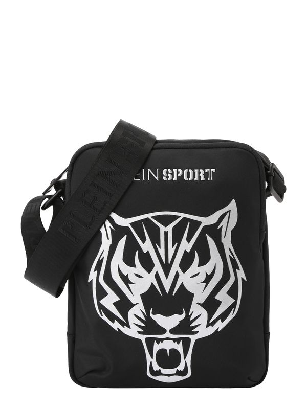 Plein Sport Plein Sport Чанта за през рамо тип преметка 'RUSHMORE'  черно / мръсно бяло