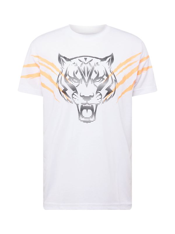 Plein Sport Plein Sport Тениска  оранжево / черно / бяло