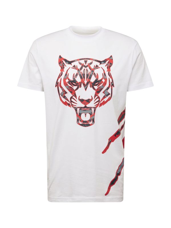 Plein Sport Plein Sport Тениска  сиво / антрацитно черно / огнено червено / бяло