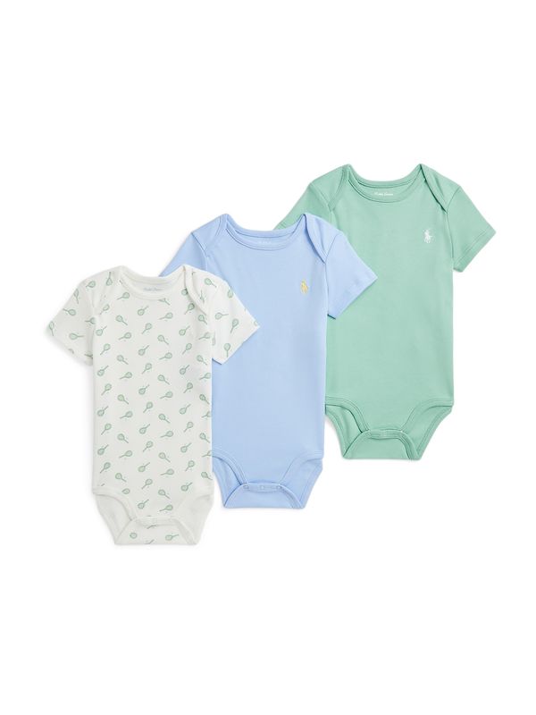 Polo Ralph Lauren Polo Ralph Lauren Бебешки гащеризони/боди  светлосиньо / светлозелено / бяло
