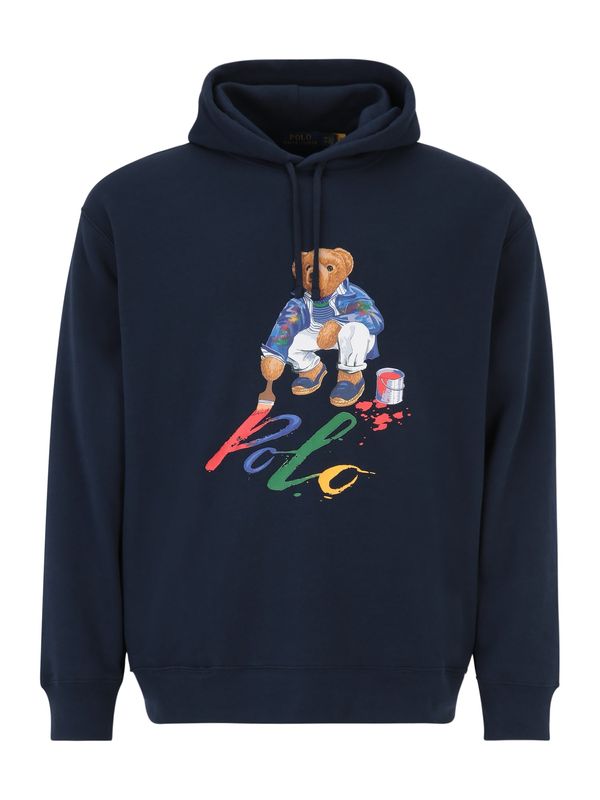 Polo Ralph Lauren Big & Tall Polo Ralph Lauren Big & Tall Суичър  синьо / кафяво / черно / бяло