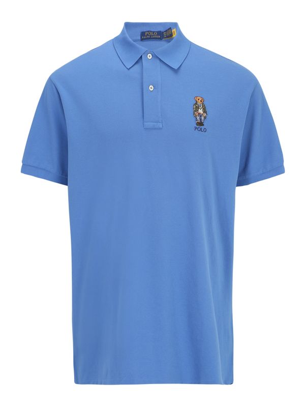 Polo Ralph Lauren Big & Tall Polo Ralph Lauren Big & Tall Тениска  небесносиньо / кафяво / каки / бяло