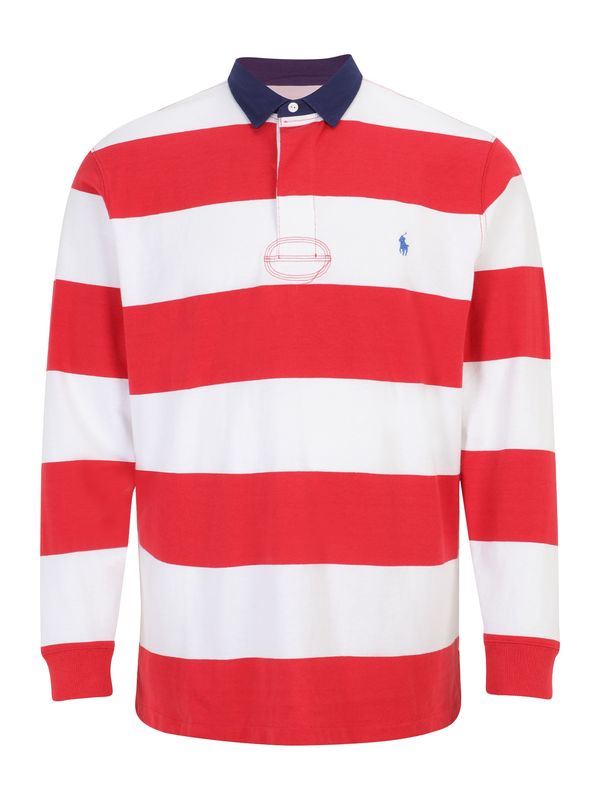Polo Ralph Lauren Big & Tall Polo Ralph Lauren Big & Tall Тениска  нейви синьо / син деним / червено / бяло