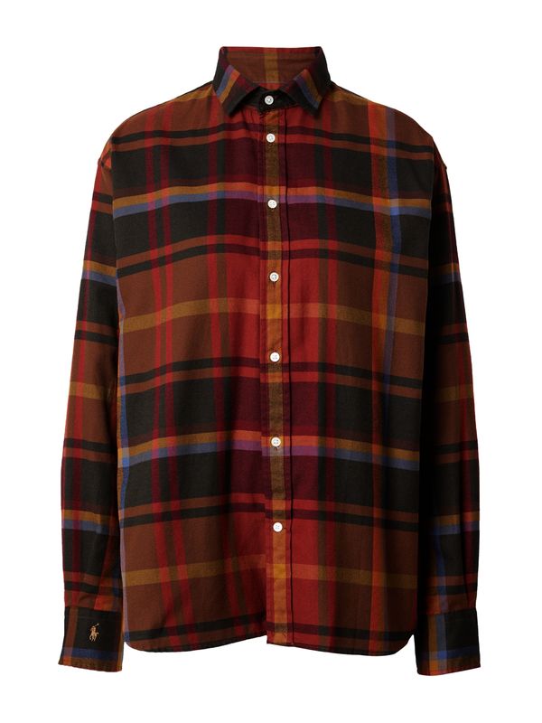 Polo Ralph Lauren Polo Ralph Lauren Блуза  гълъбово синьо / бордо / ръждиво червено / черно