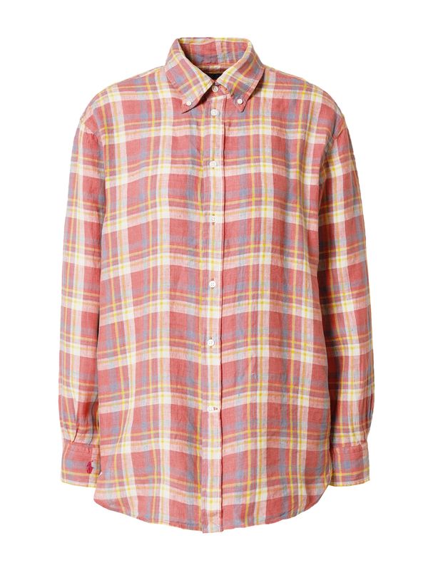 Polo Ralph Lauren Polo Ralph Lauren Блуза  гълъбово синьо / жълто / червено / пастелно червено